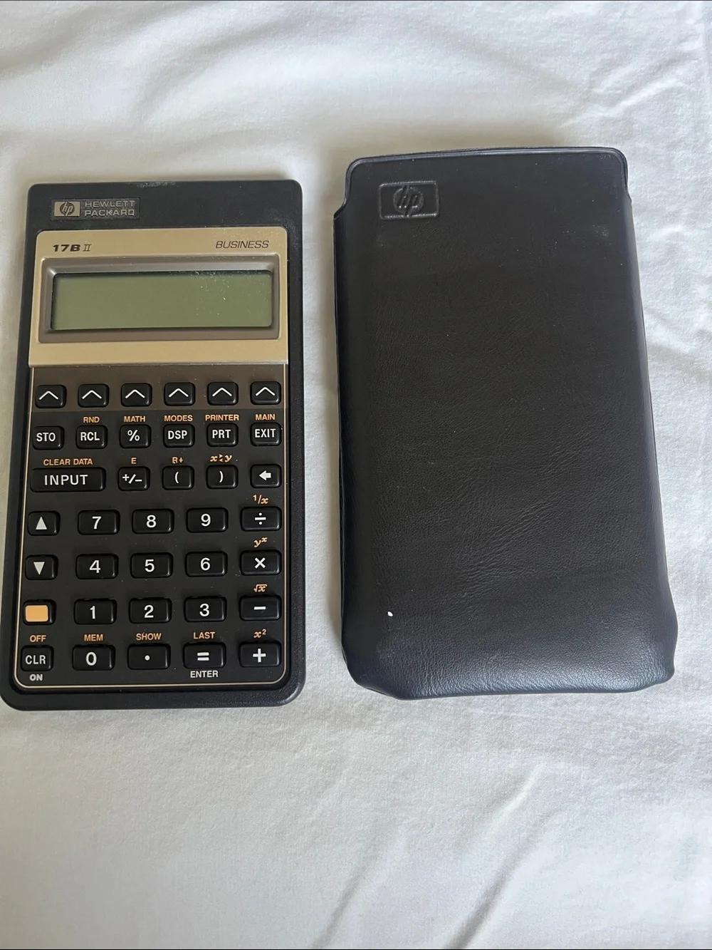 Hewlett-Packard HP 17BII Business Calculator - Black/Gray